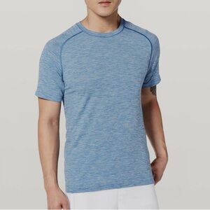 Lululemon Metal Vent Tech Short Sleeve in Light Blue